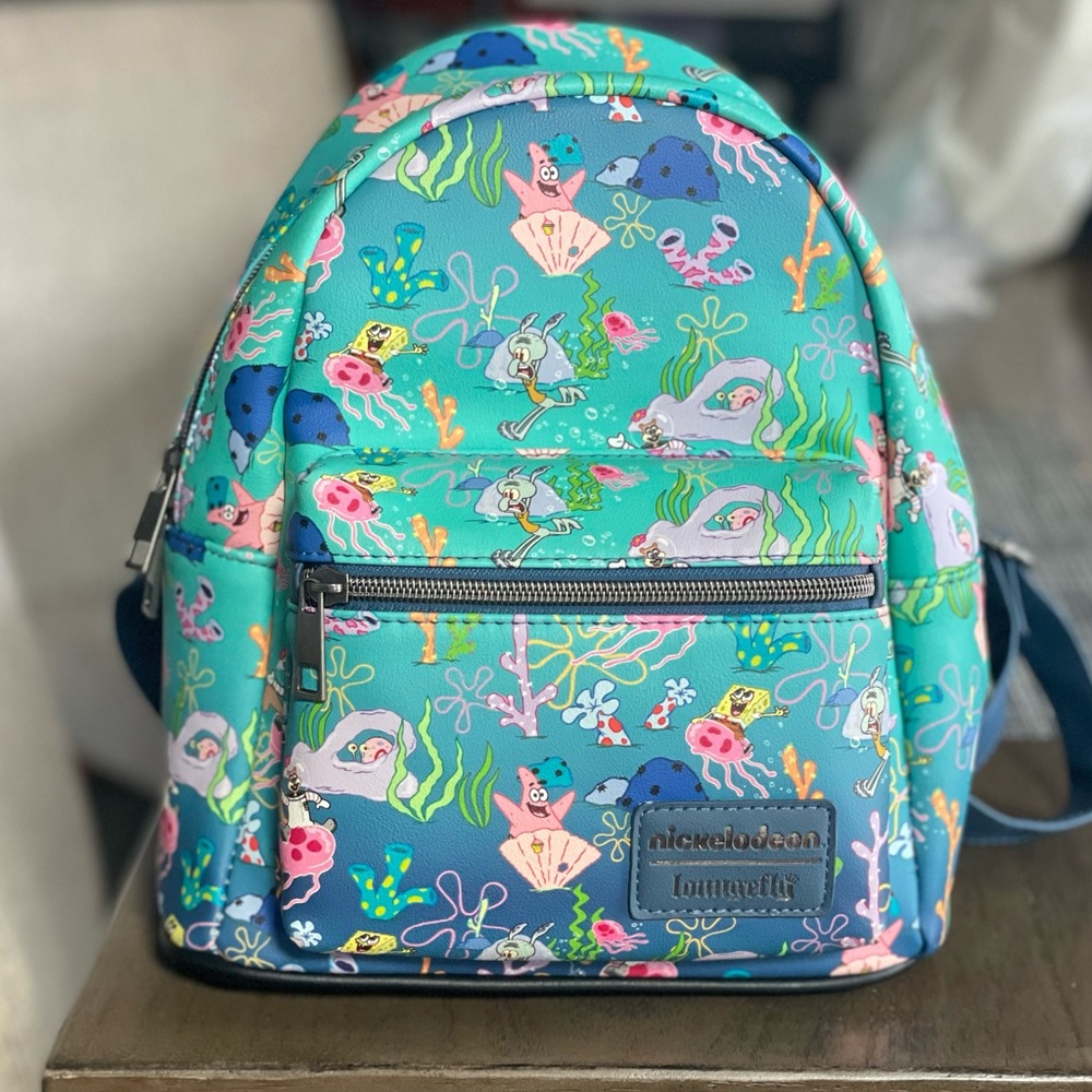 Loungefly SpongeBob backpack new without tags